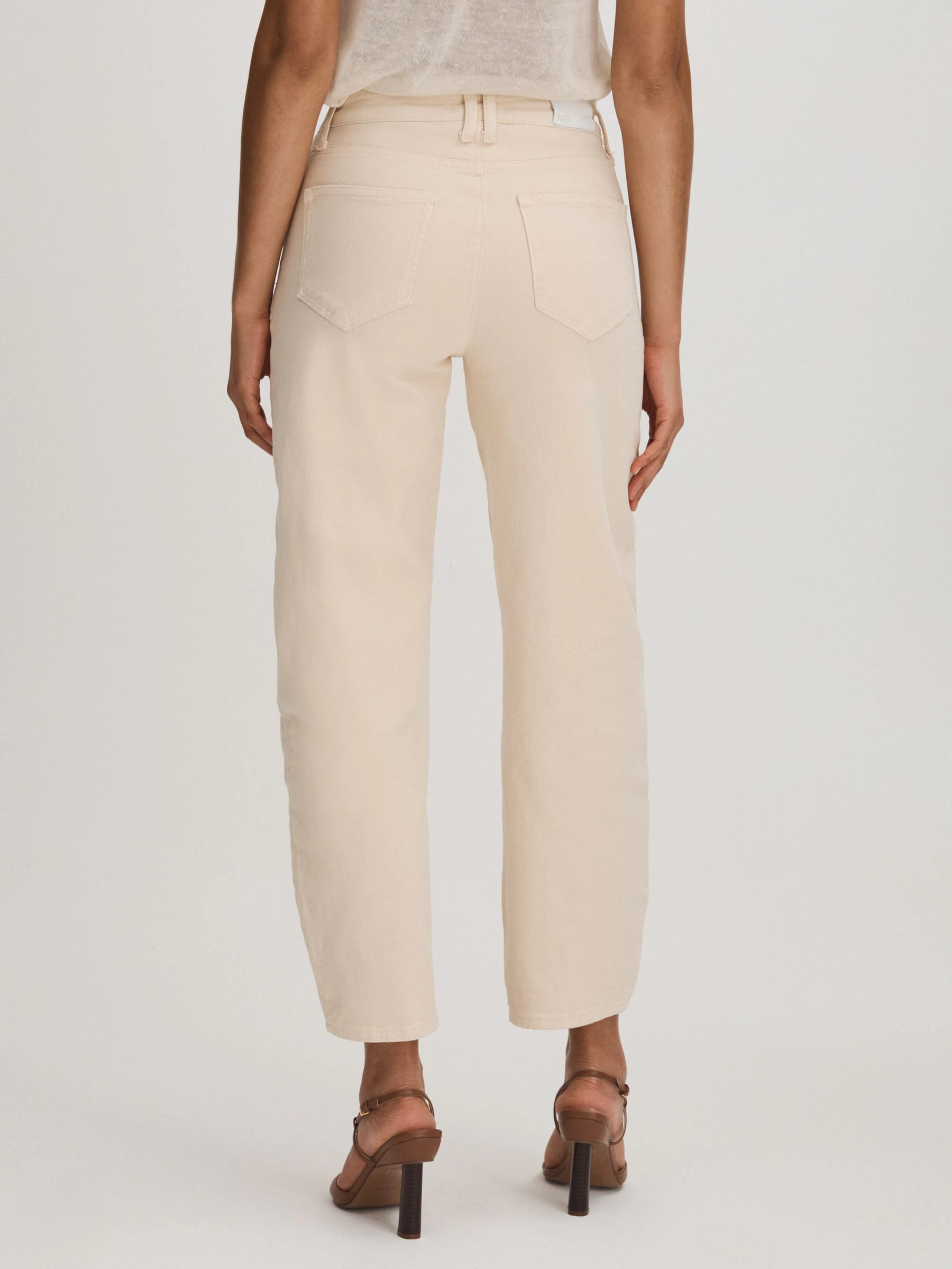 Paige jeans met ronde pijpen