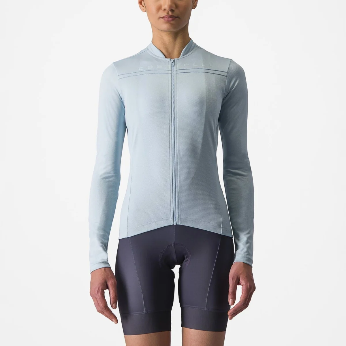 Castelli Anima 4 langærmetcykeltrøje kvinder Winter Sky