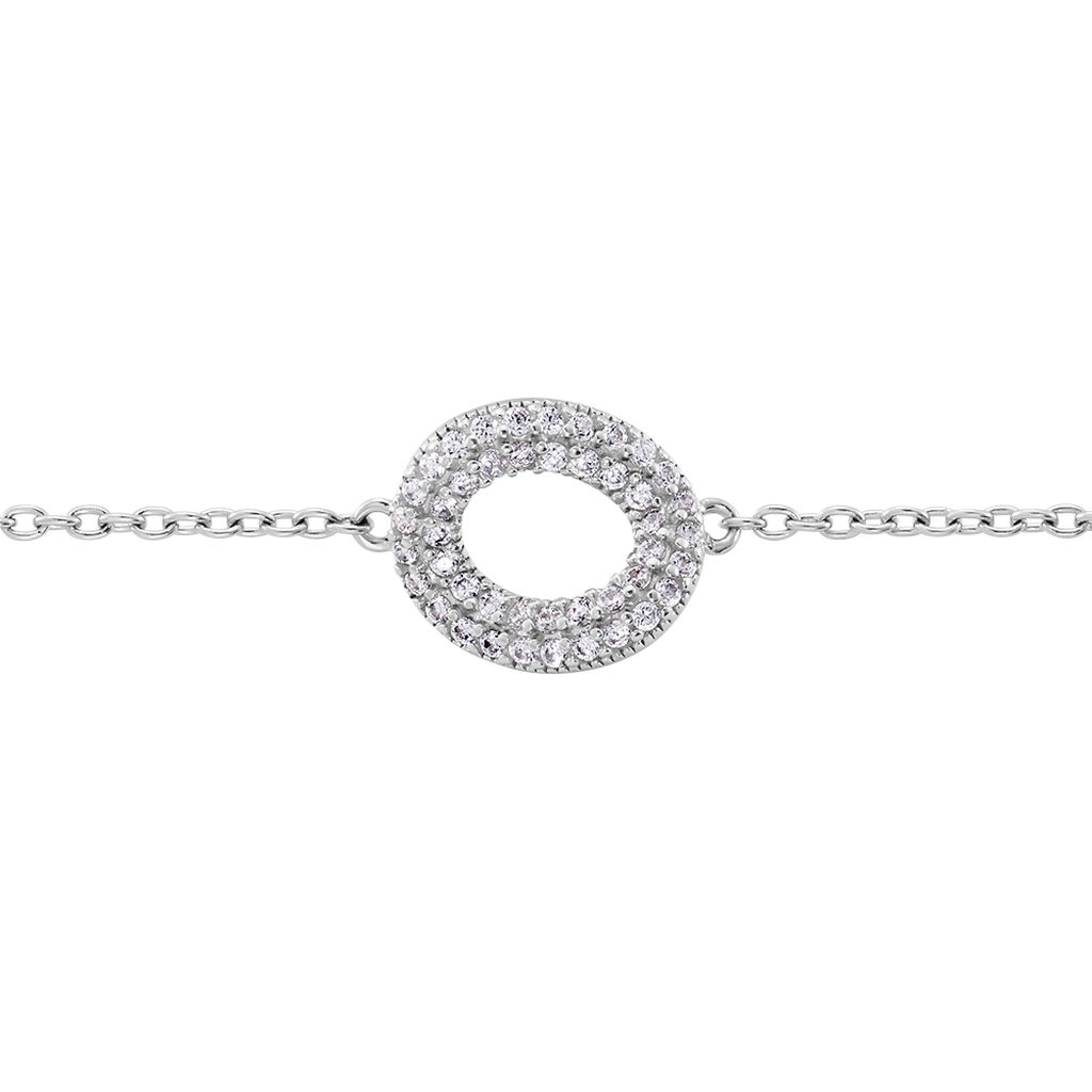 Bracelet Argent Blanc Irenaeus Oxydes De Zirconium