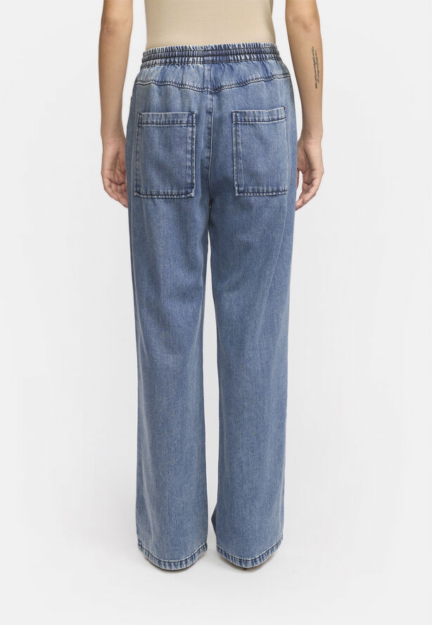 Soft Rebels SRKeira Pant Dark blue denim