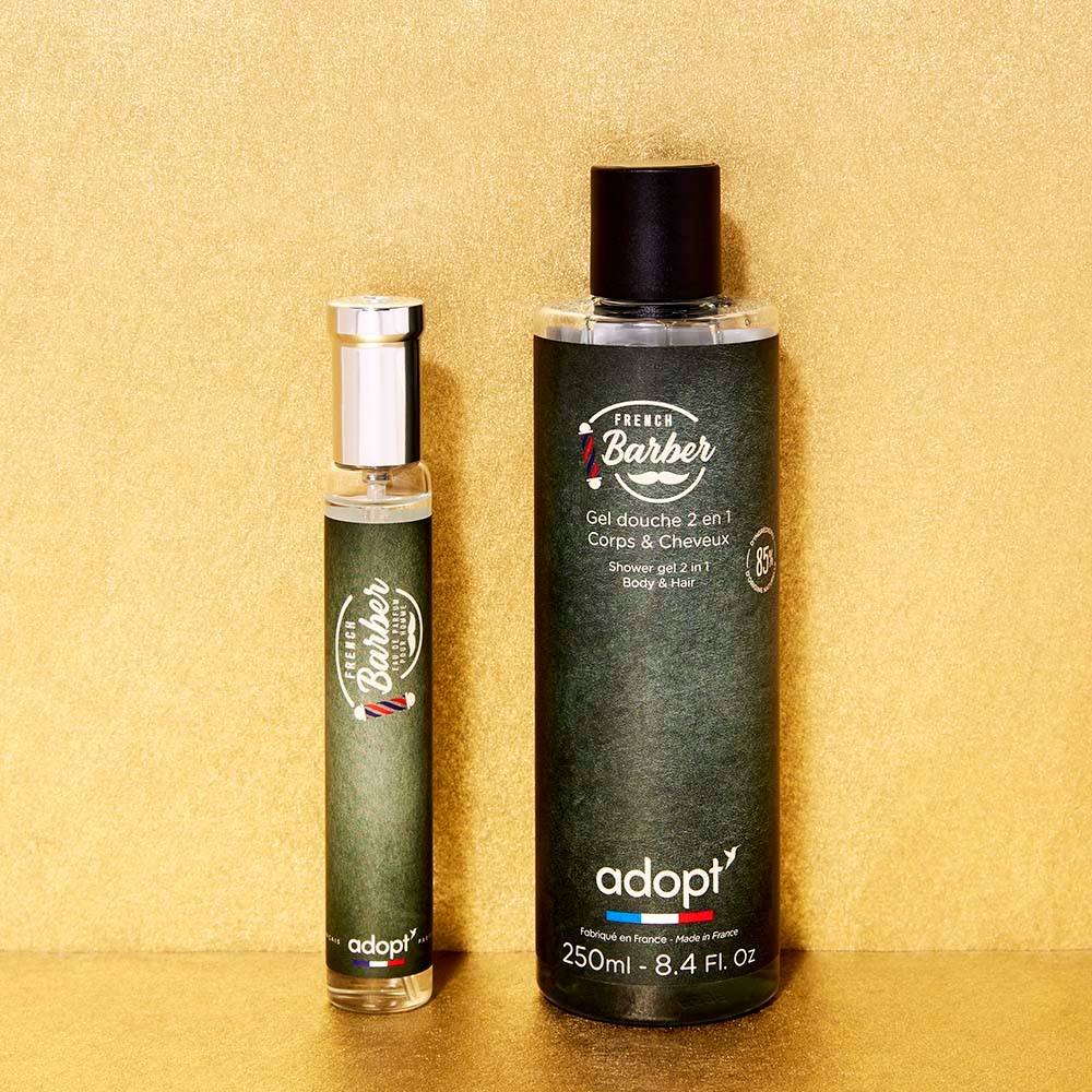 French barber - Coffret eau de parfum 30ml + gel douche