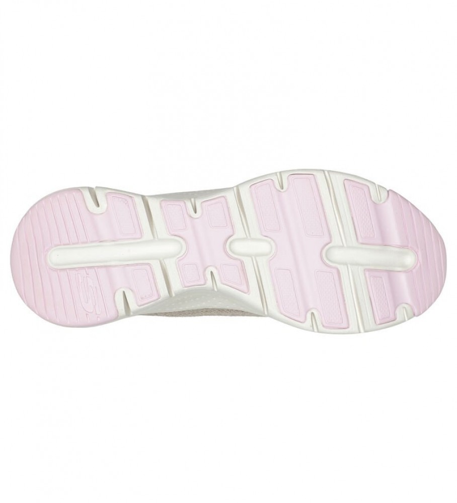 Tênis Skechers Arch Fit Comfy Wave bege