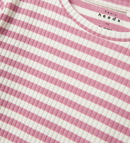 Name It Bluse - Rib - NkfVemma - 2-pak - Slim - Mauve Orchid/Dar