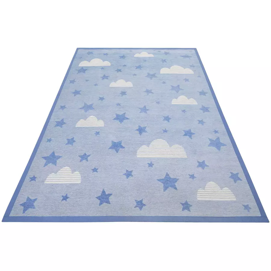 Esprit Kinderteppich Whale Buddy blau