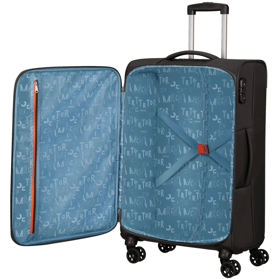American Tourister Sea Seeker - 4-Rollen-Trolley M 68 cm charcoal grey