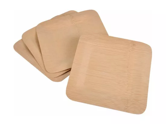 Lot de 4 Plateaux Carrés 