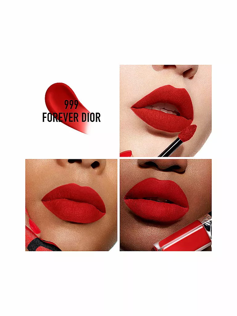 DIOR Lipgloss - Rouge Dior Forever Liquid ( 999 Forever Dior )  rot