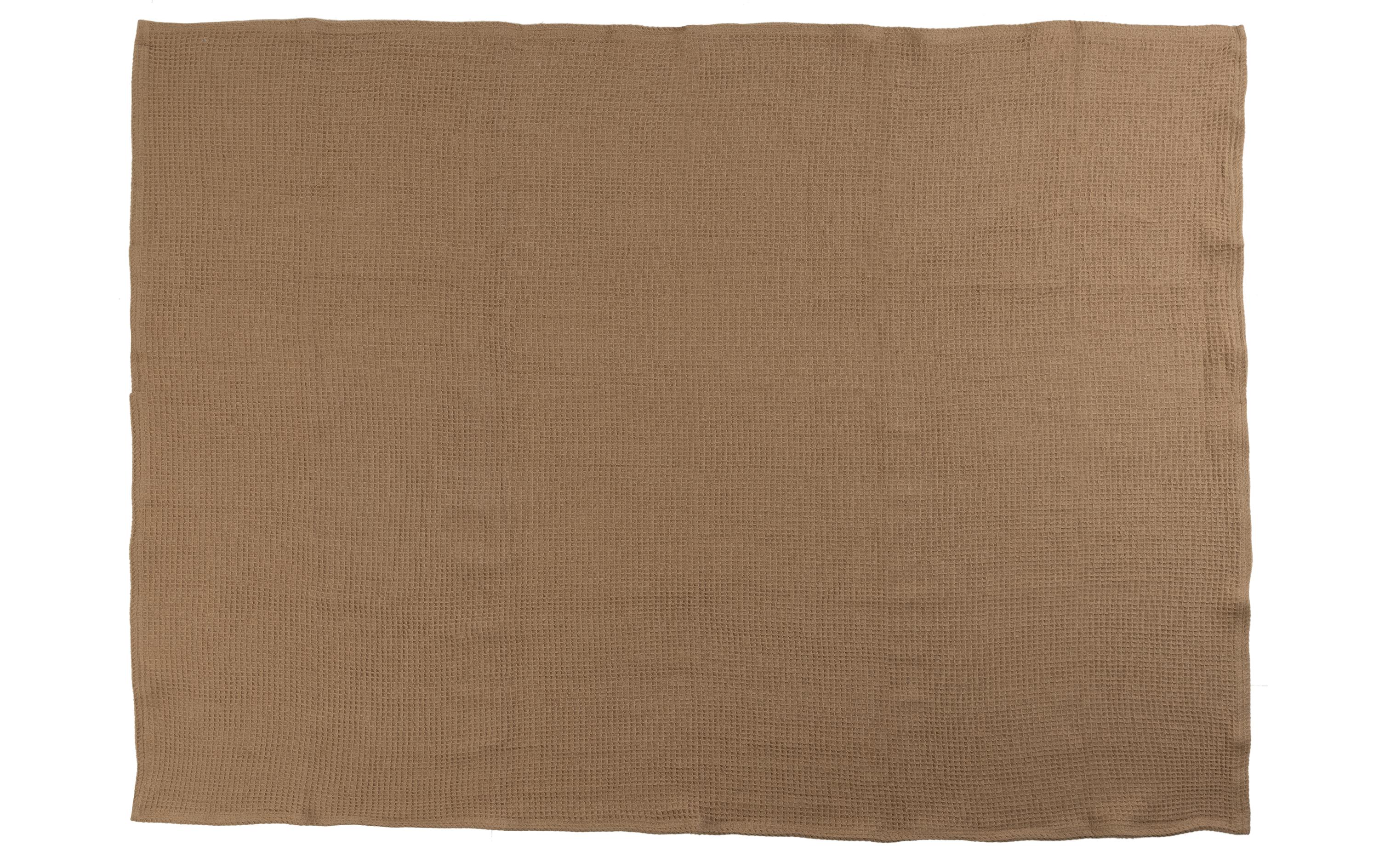 Decke Waffeltuch 150 x 200 cm, TaupeKomfortable und luftdurchlässige Decke aus Baumwolle