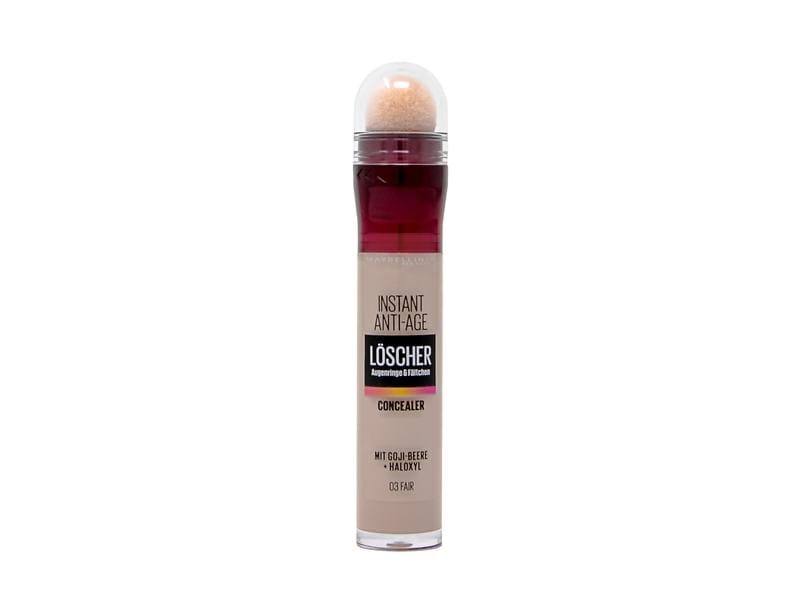 Maybelline Concealer Instant Anti Age 3 Fair Concealer lässt Schwellungen und dunkle Augenringe wie ausgelöscht erscheinen