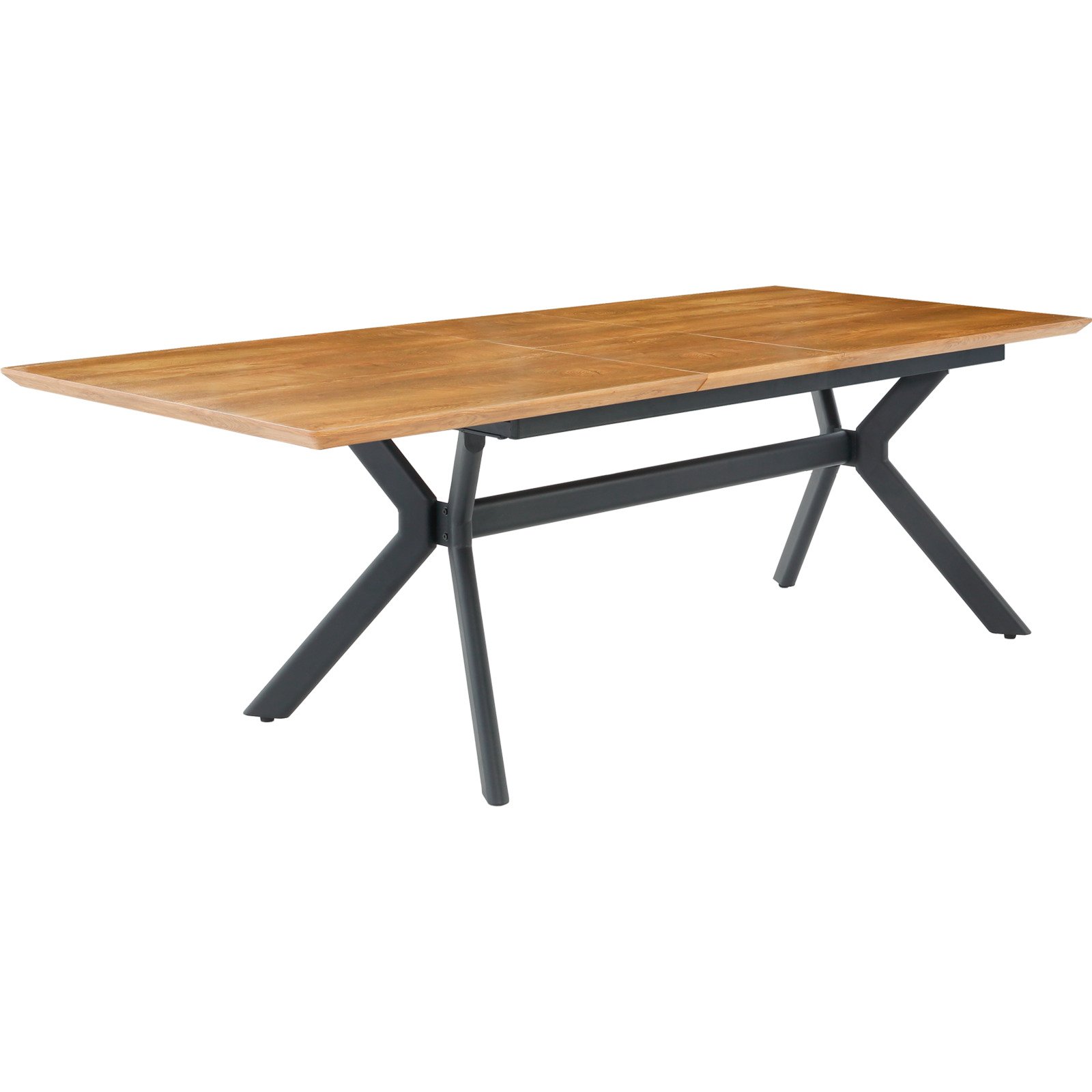 Tisch Massimo Melamin Wildeiche Dekor 180/260 x 77 x 100 cm