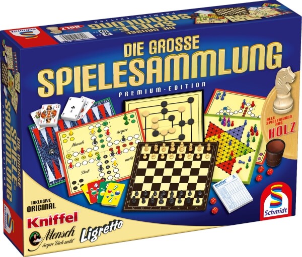 Schmidt Spiele 49125 Die große Spielesammlung, ab 1 Spieler, ab 6 Jahre