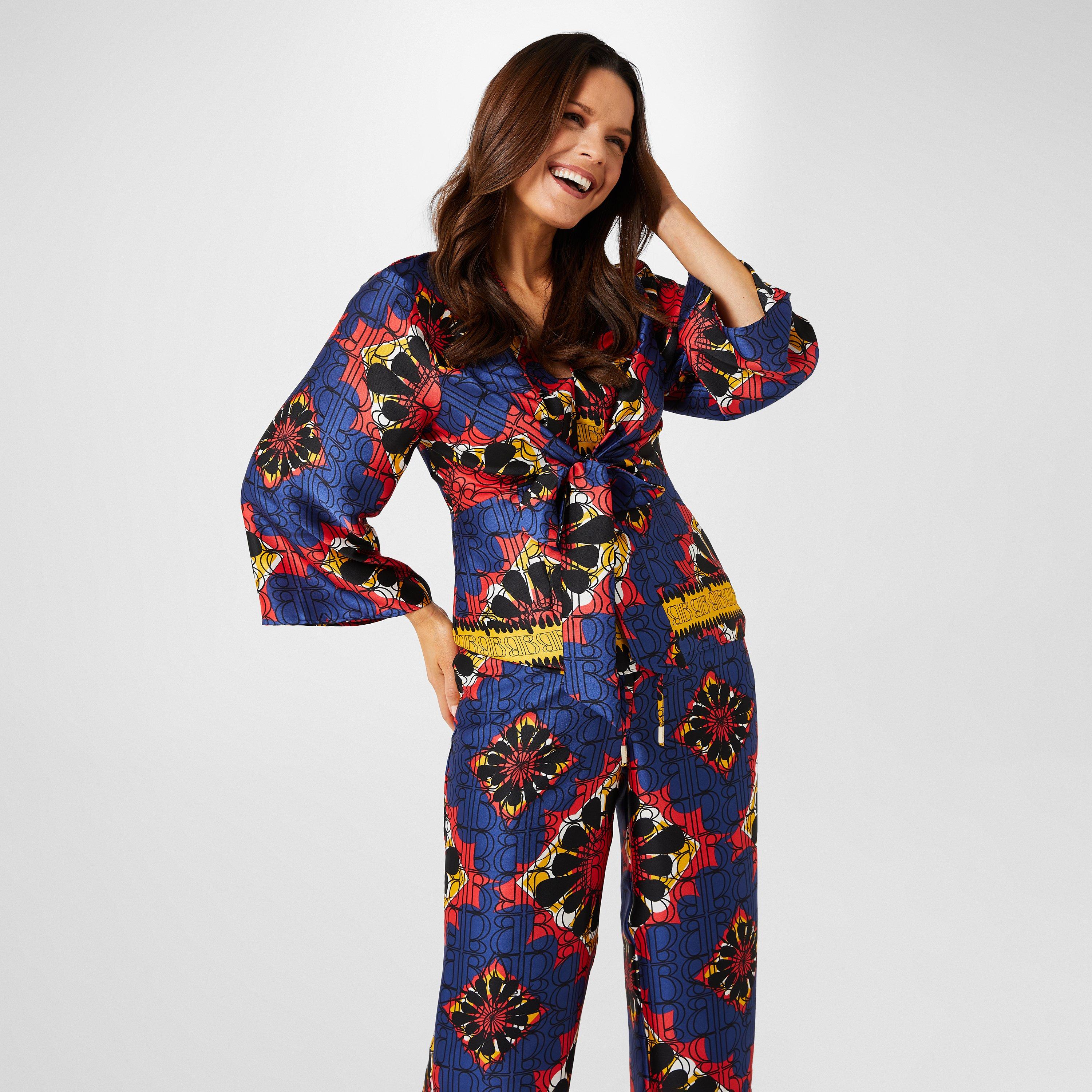 Biba Tie Front Blouse