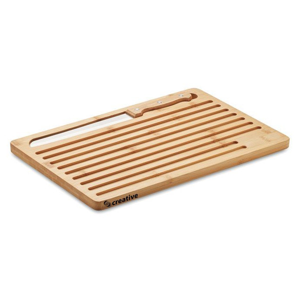 GiftRetail MO6776 - LEMBAGA Planche à pain et couteau