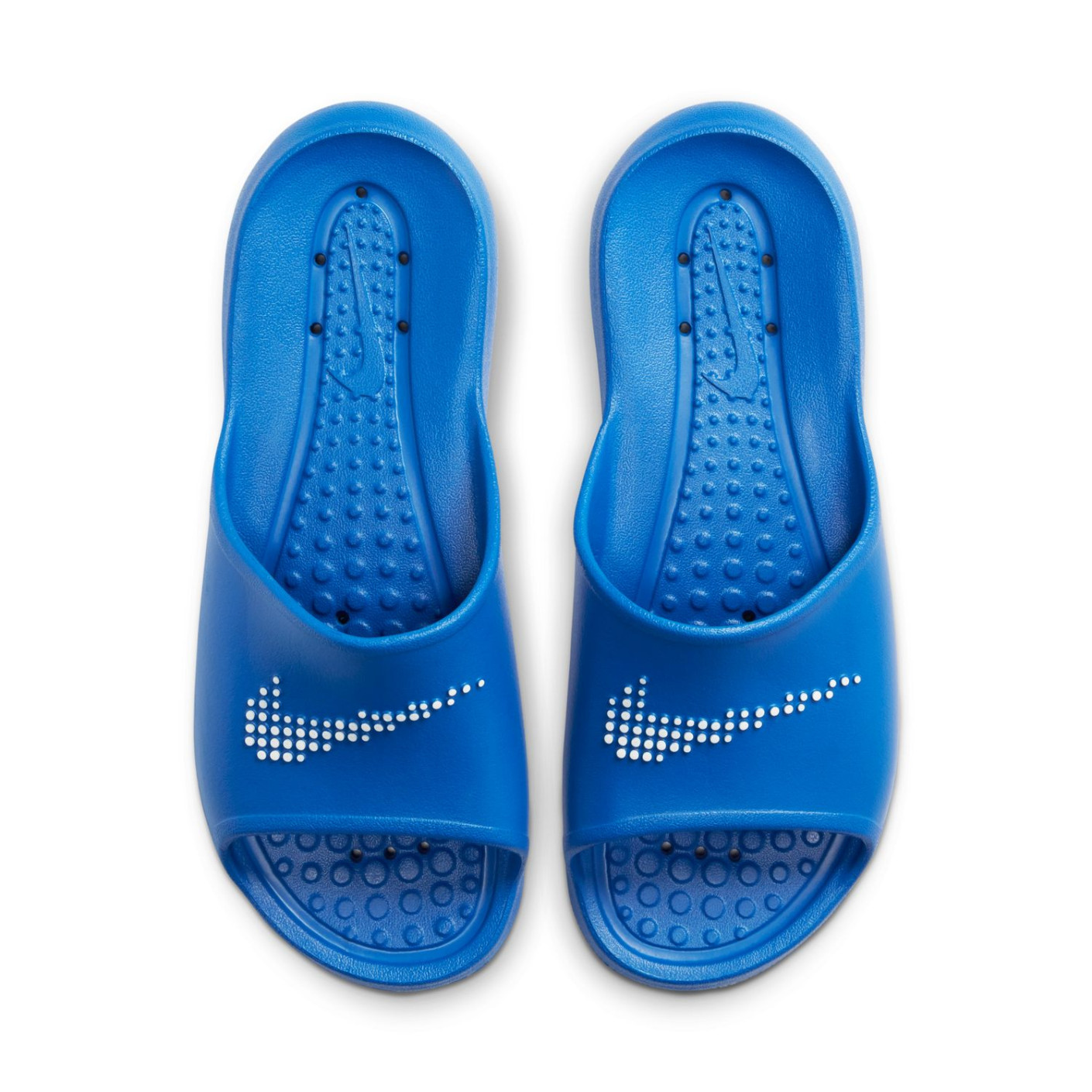Nike Victori One Douche Slippers Blauw Wit