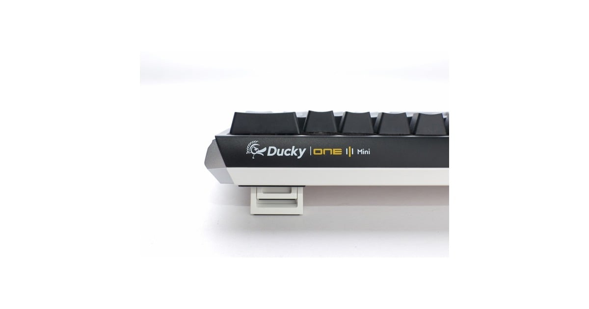 DuckyOne 3 Classic Mini, toetsenbord  (Zwart/wit, US lay-out, Cherry MX Brown, RGB led, Double-shot PBT, Hot-swappable, QUACK Mechanics, 60%)