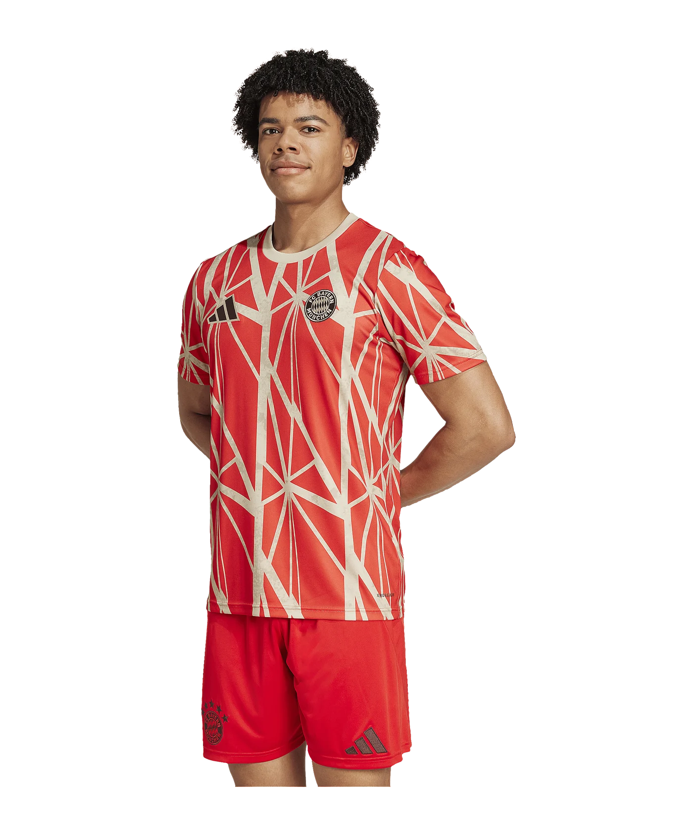 adidas FC Bayern München Prematch Shirt 2024/2025 Rot