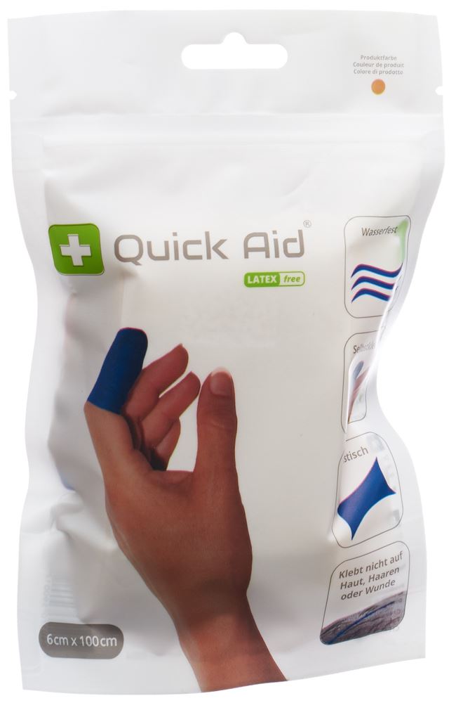 Quick Aid Pflaster 6x100cm Latexfrei hautfarbig Btl 1 Stk