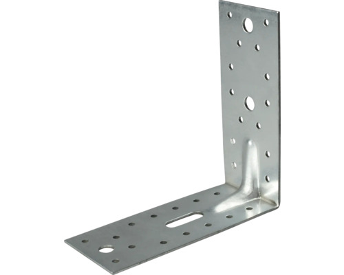 Zware hoekbeugel met groef, 150 x 150 x 65 mm, sendzimir verzinkt, 1 stuk