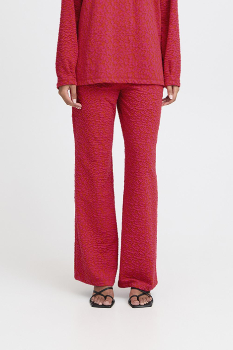 Ichi rode dames broek