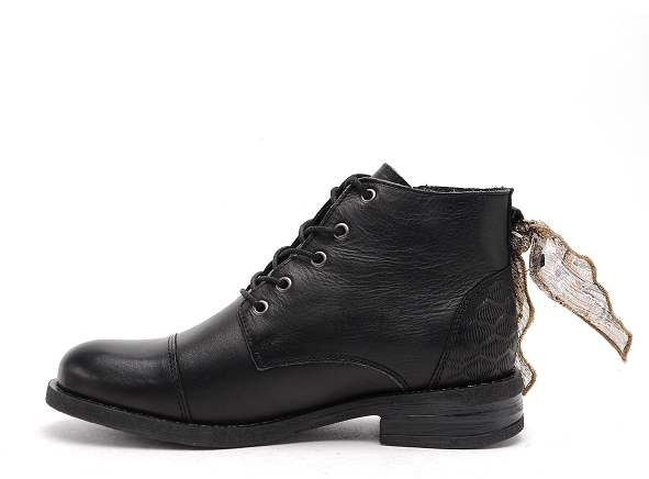 Goodstep boots bottine plates femme belem 2502 noir