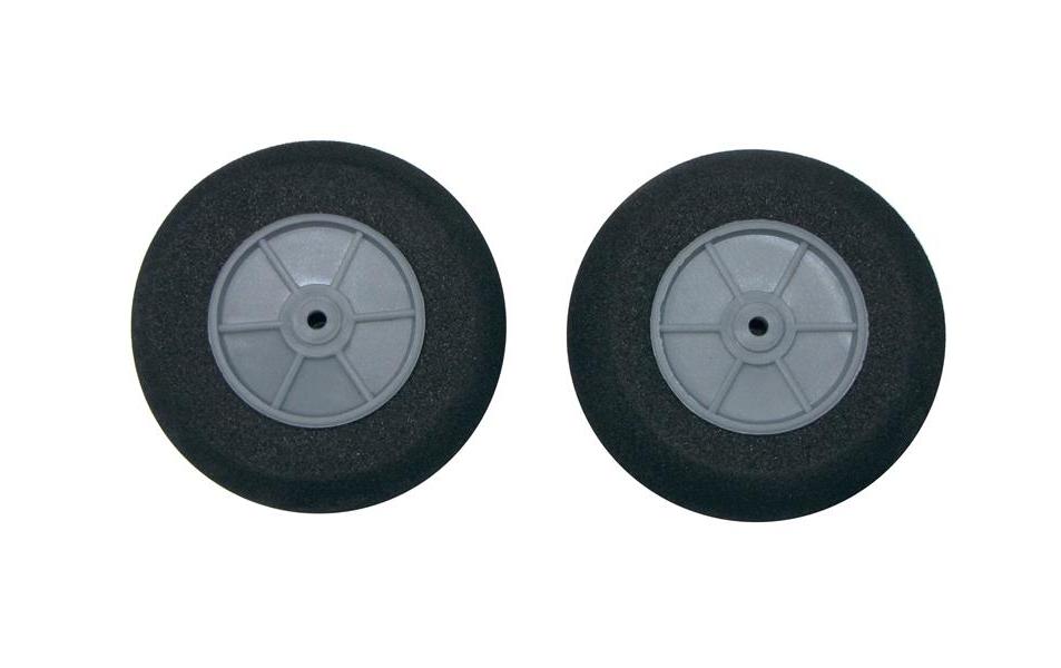 Moosgummi Super Leichtrad 60 mm, 2 StückRäder für Modellflugzeuge