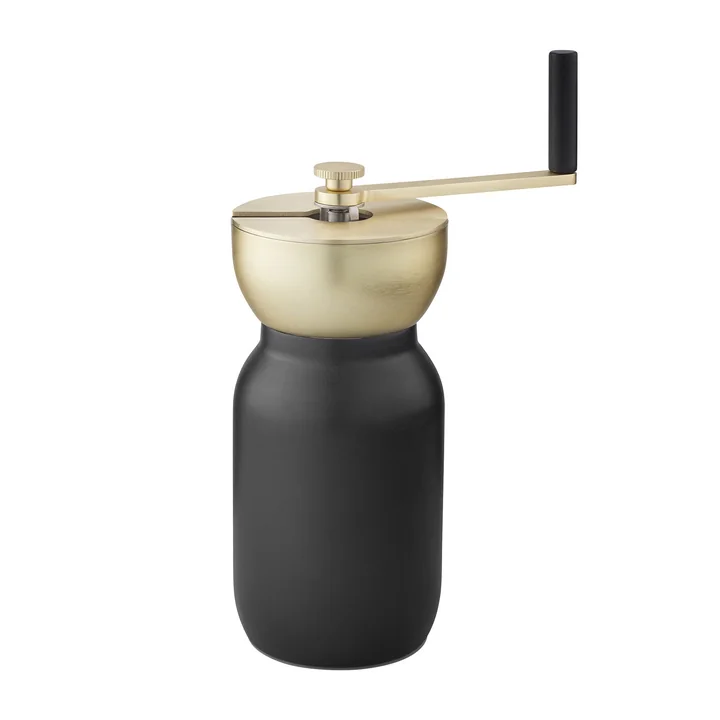 Stelton - Collar Kaffeemühle, Edelstahl / schwarz