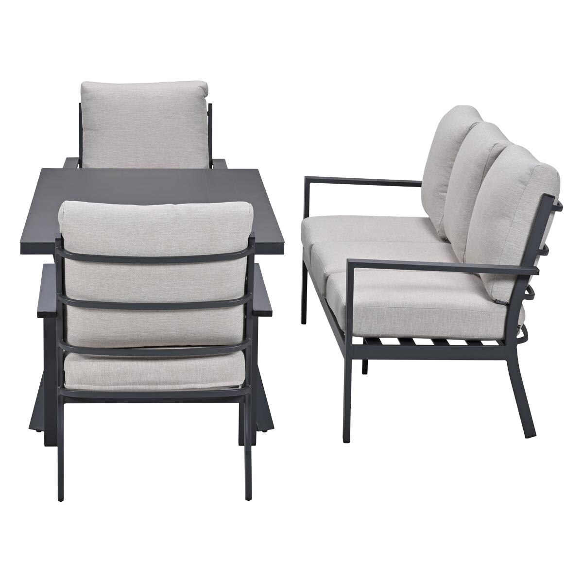 Garden Impressions Senja 4-delig lounge dining set -Sandstone