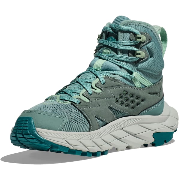 Chaussure de randonnée mid HOKA ONE ONE W ANACAPA BREEZE MID TRELLIS / MIST GREEN