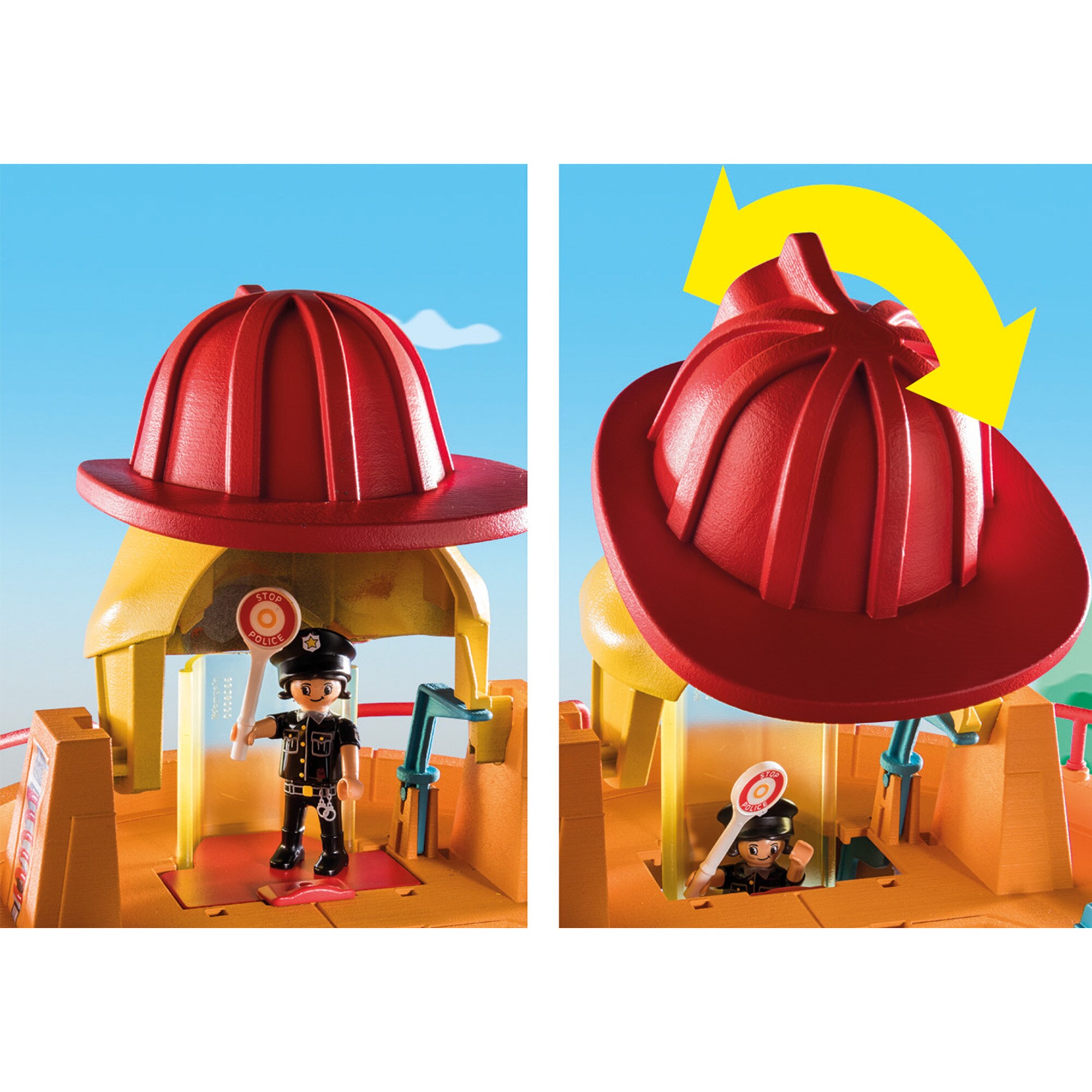 PLAYMOBIL Konstruktionsspielzeug DUCK ON CALL Das Hauptquartier