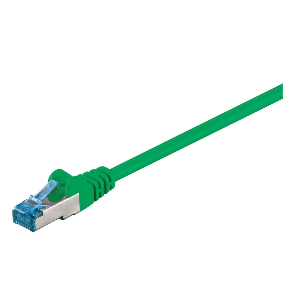 CAT 6A patchkabel, S/FTP (PiMF), grønn