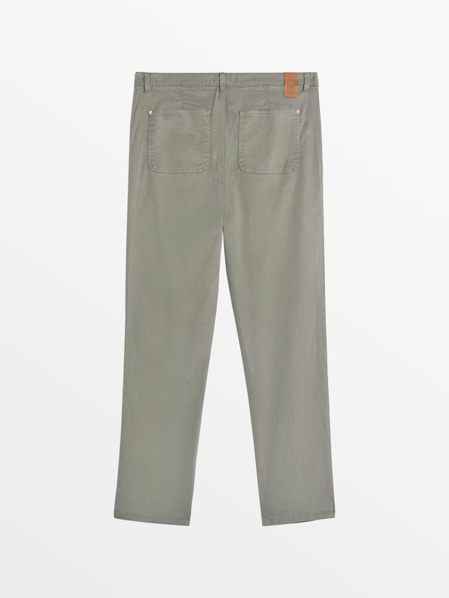 Pantalon Femme Fluide Vert