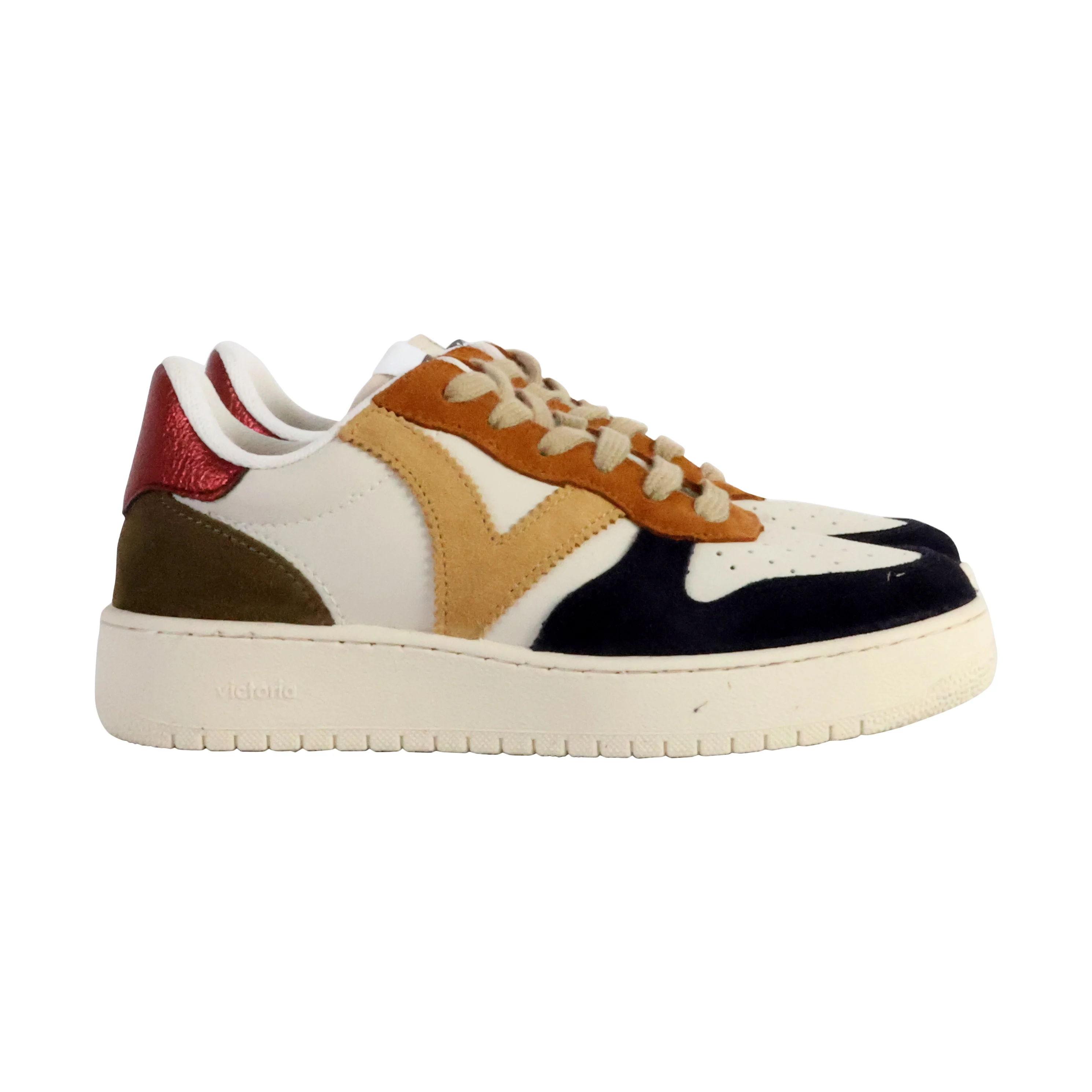 Basket cuir | Bleu