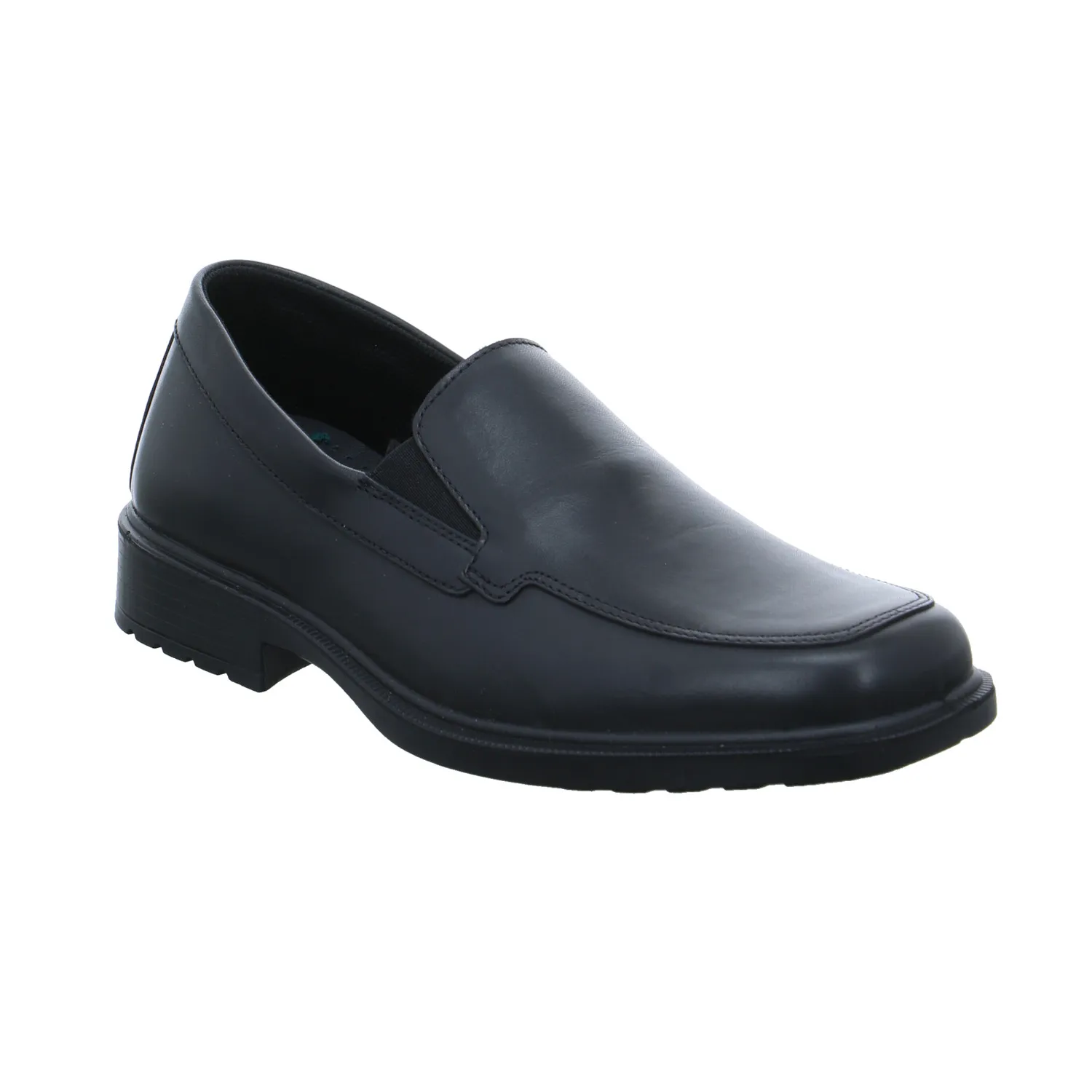 IMAC Halbschuh-Schlüpfer Schwarz Leder