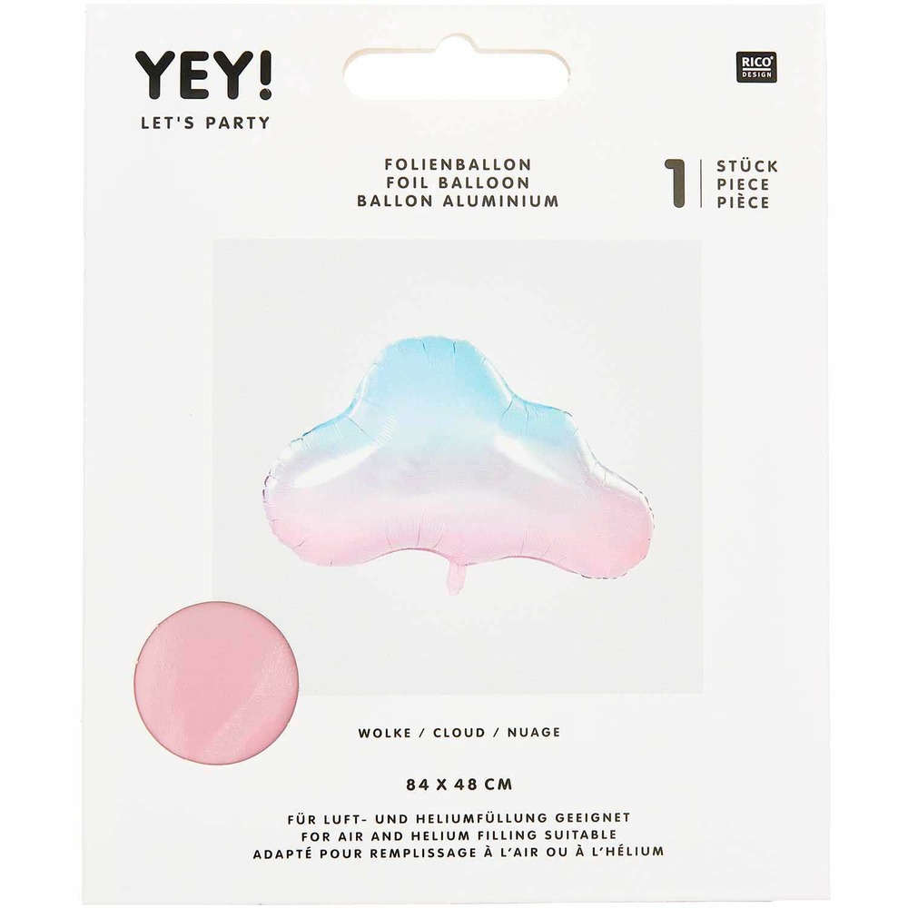 Ballon aluminium nuage