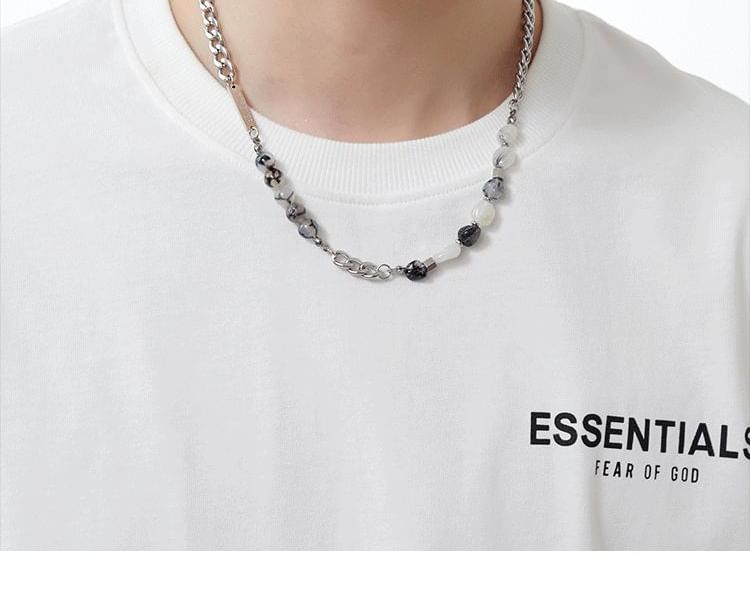 BABLIBU - Stalen kralenketting