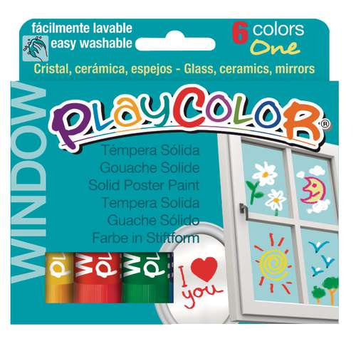 PLAYCOLOR® WINDOW Glasmalstifte-Set