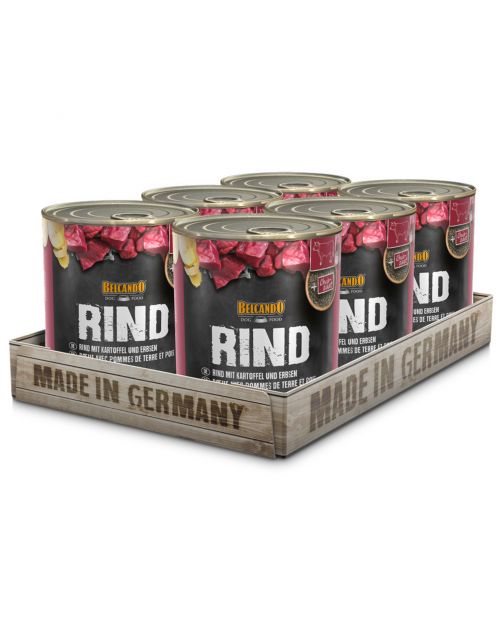 Belcando Blik Super Premium Quality - Hondenvoer - Rund Aardappel Erwt 800 g