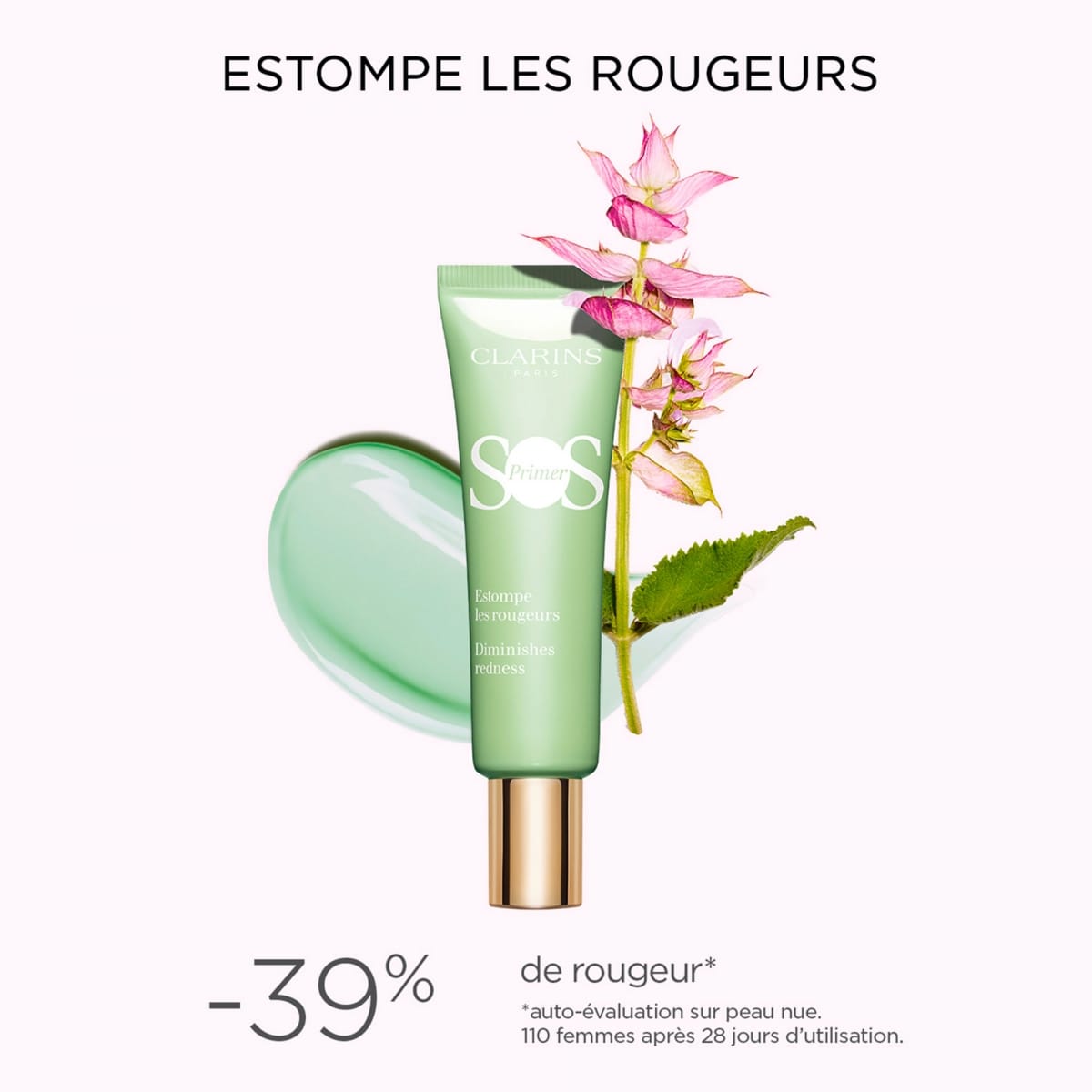 CLARINS SOS Primer Base de Teint Anti-Rougeurs