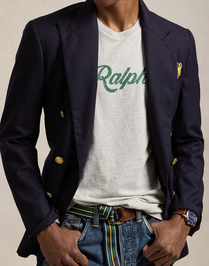 Polo Ralph Lauren 20/1 UNEVEN JERSEY-SSL-TSH Grå