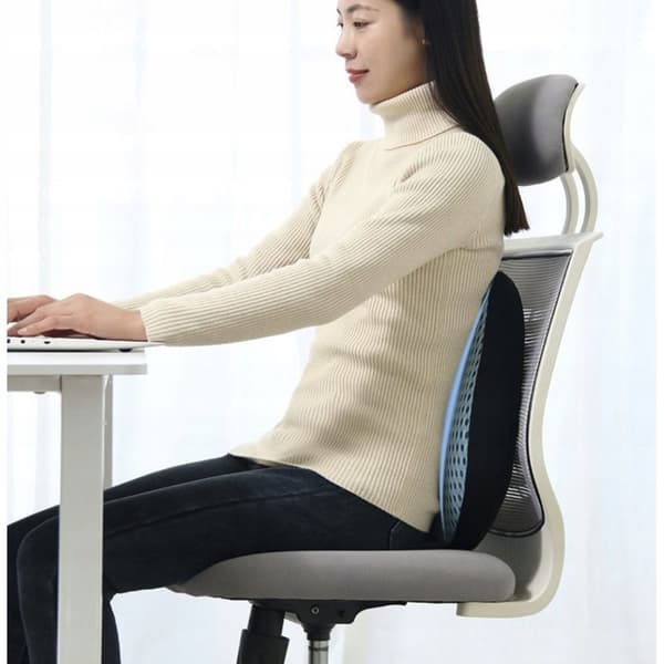 Ergonomisk korsryggpute for bil - minneskum