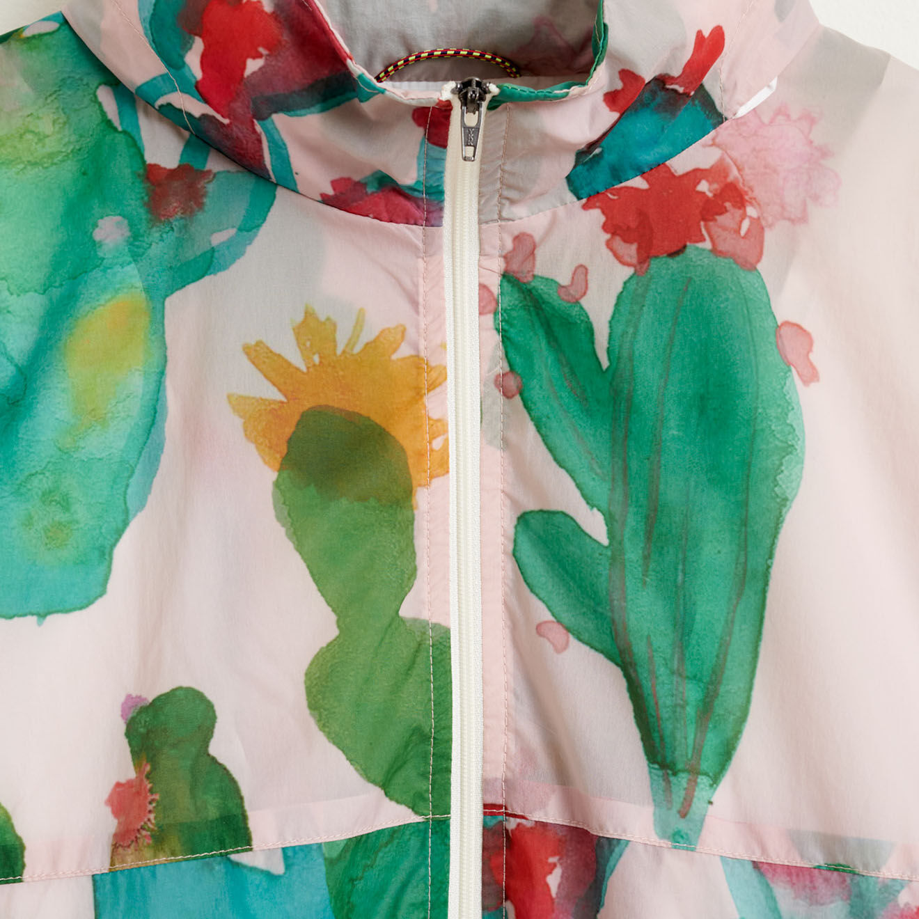 Bellerose Veste coupe-vent Helen imprimée cactus multicolore