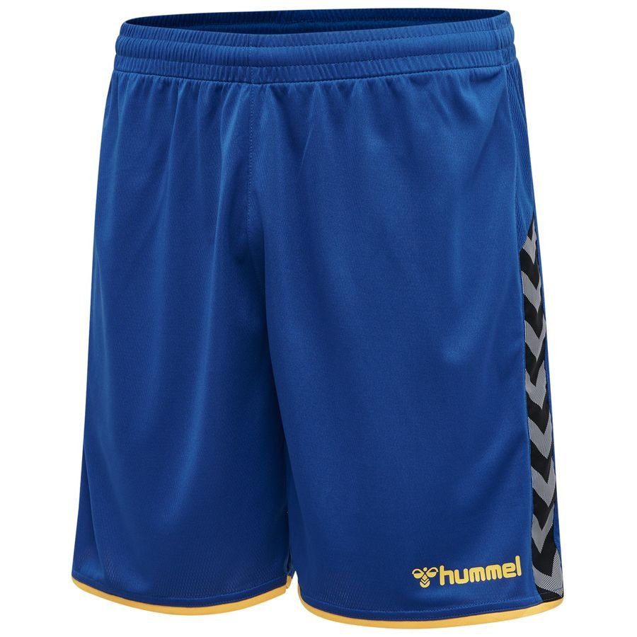 Hummel Short Authentic Poly - Bleu/Jaune