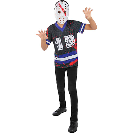 Halloween zombie fodboldspiller kostume str. 140