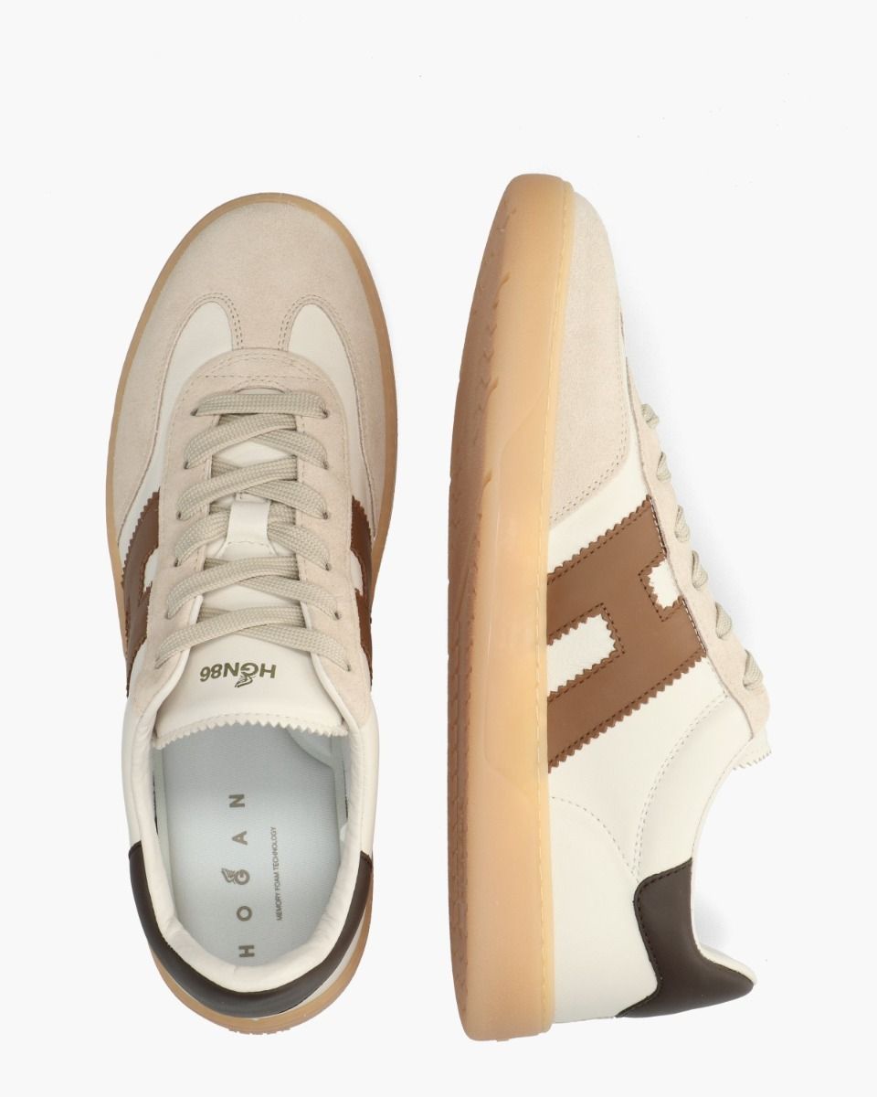 Hogan Cool Off-White/Bruin Herensneakers