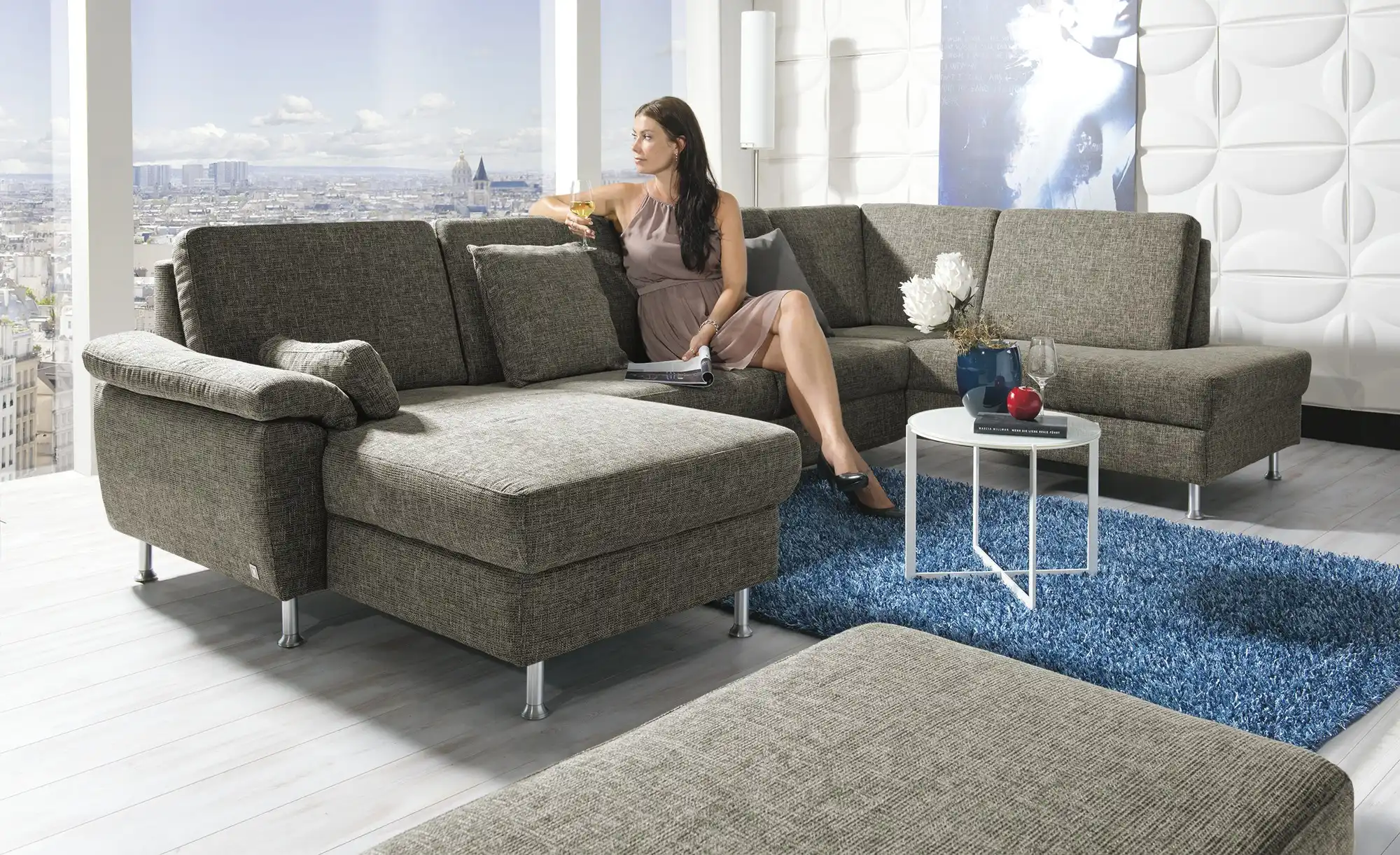 Diva Wohnlandschaft mit Schlaffunktion Diva