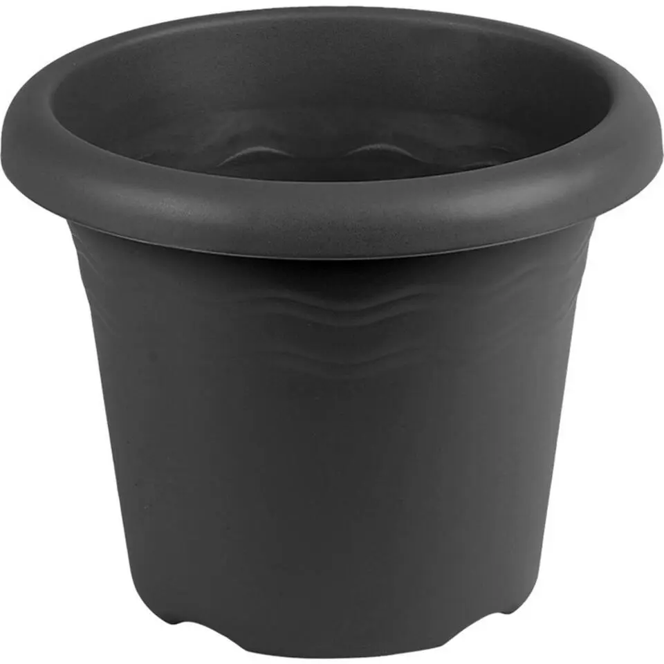 Plantenpot - antraciet - rond - 30 cm