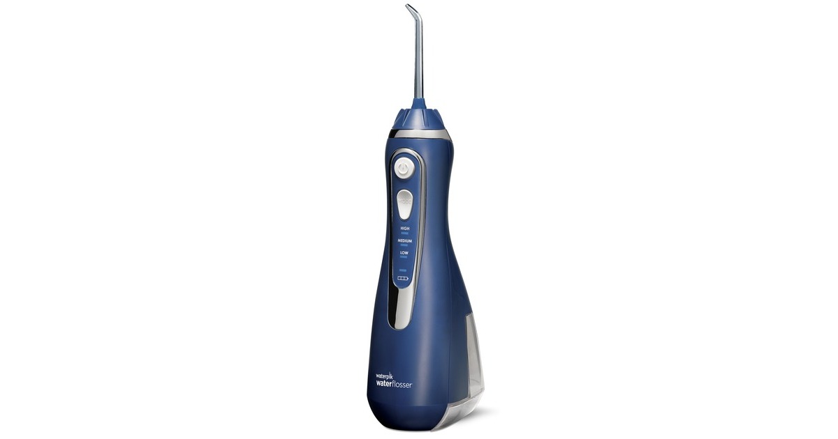 WaterpikWP-563 Cordless Advanced Waterflosser mondverzorging  (Blauw)