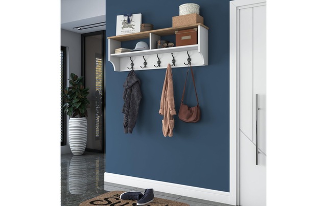 WOODY FASHION Garderobenleiste »P2 - 2460 120 cm x 37.2 cm«