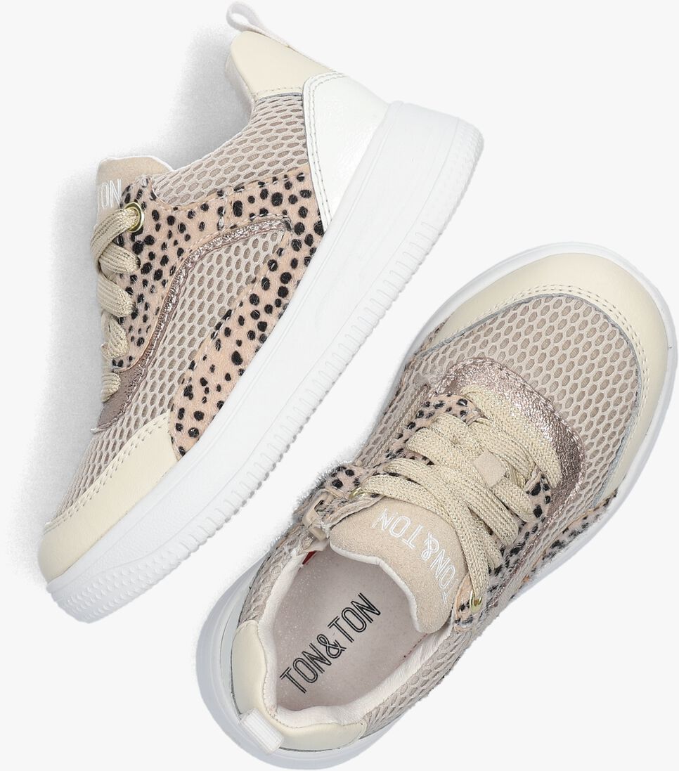 TON & TON beige ton & ton lage sneakers stine