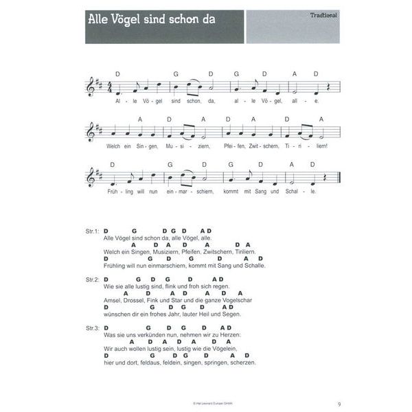 Bosworth 100 Kinderlieder für Melodica